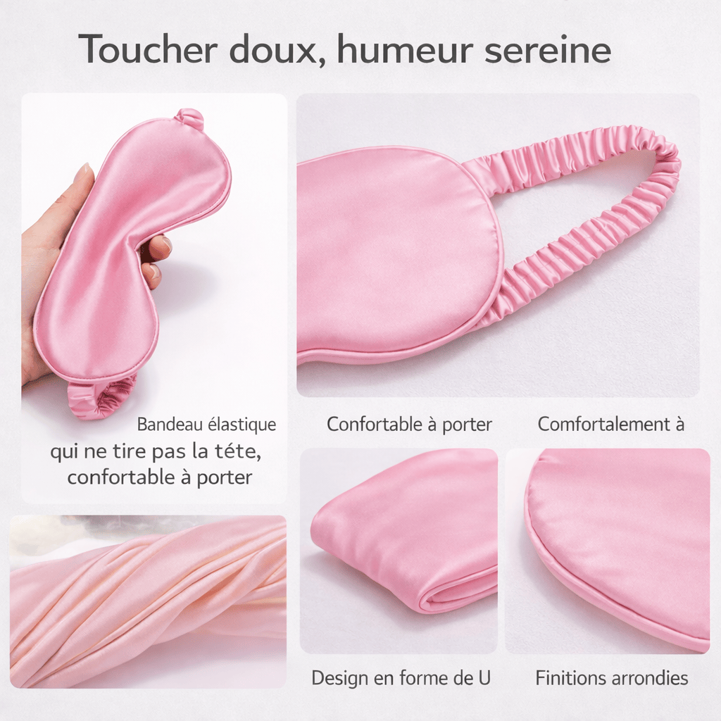 2 masques de sommeil design