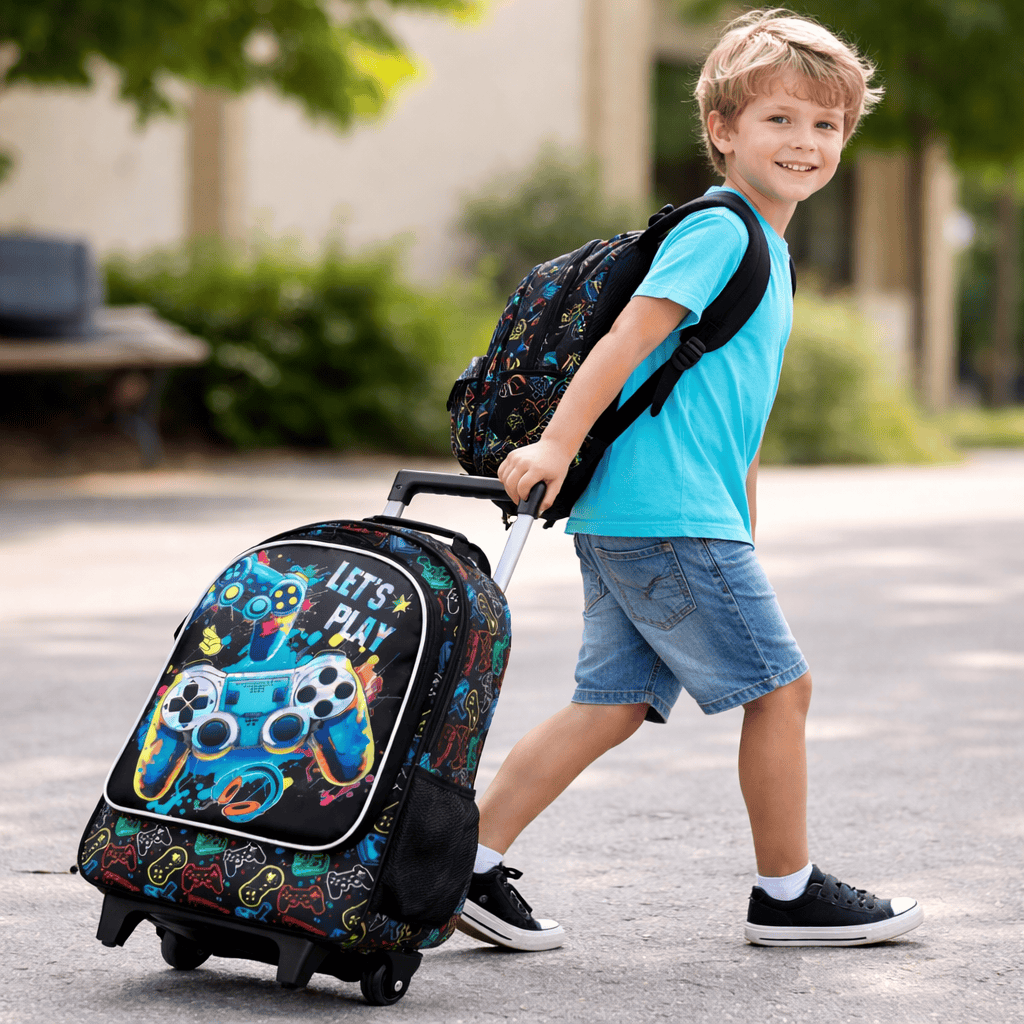 Sac à roulette gamer pour enfant