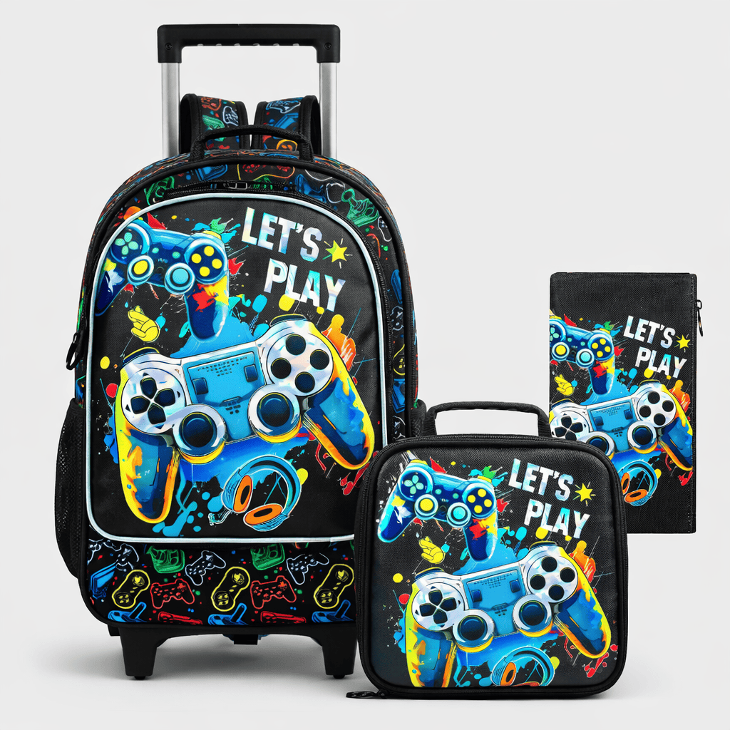Sac à roulette gamer pour enfant