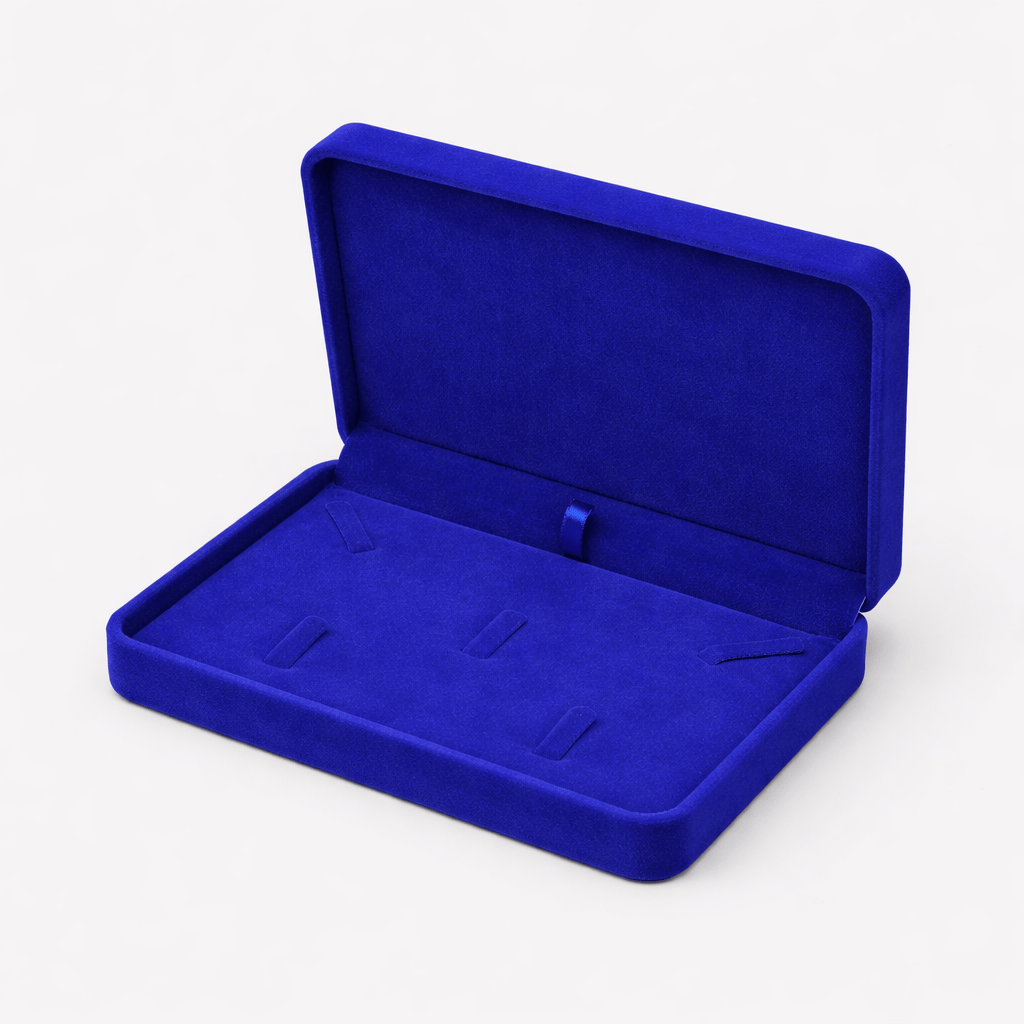 Boîte à bijoux en velours portable