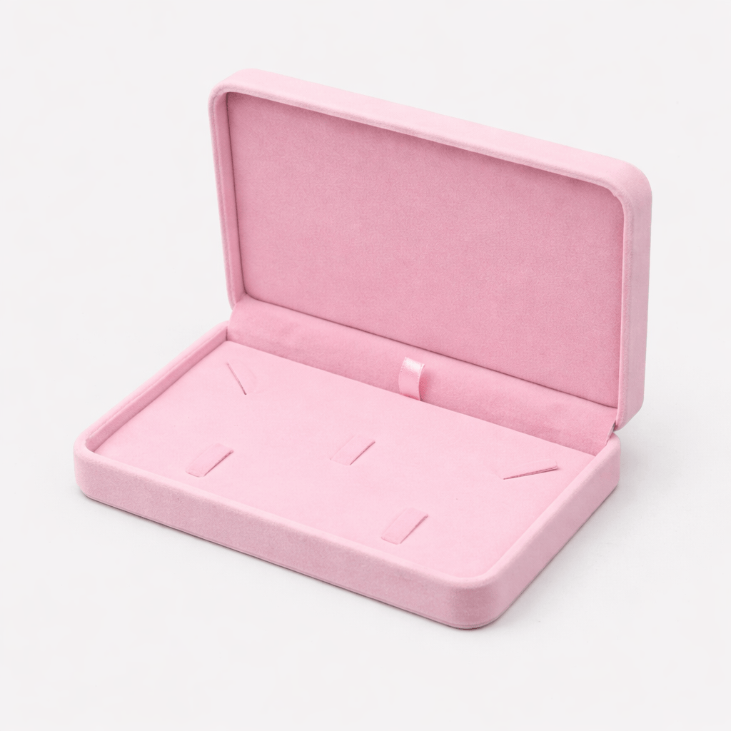 Boîte à bijoux en velours portable