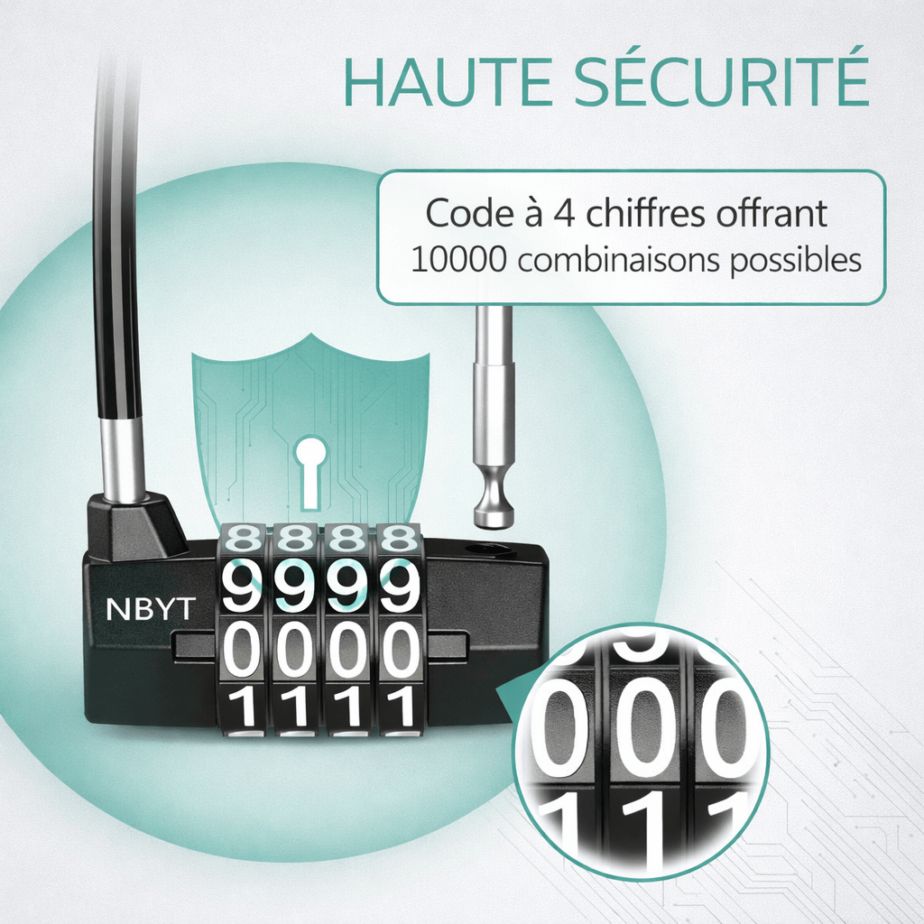 Cadenas pour valise & sac à dos