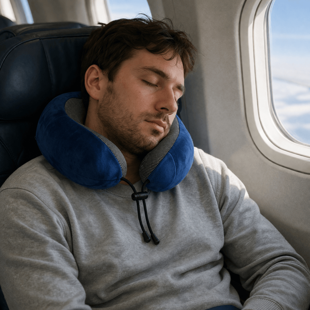 Coussin de voyage à mémoire de forme