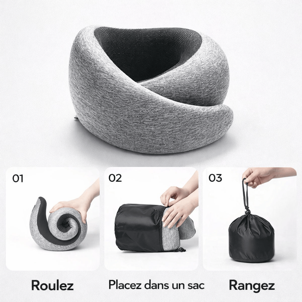Coussin de voyage ergonomique 360°
