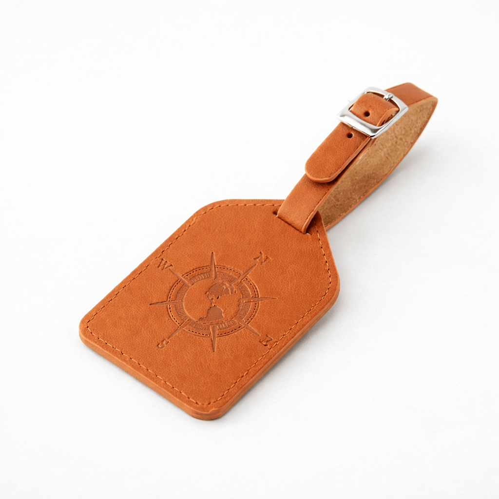 Etiquette cuire pour valise