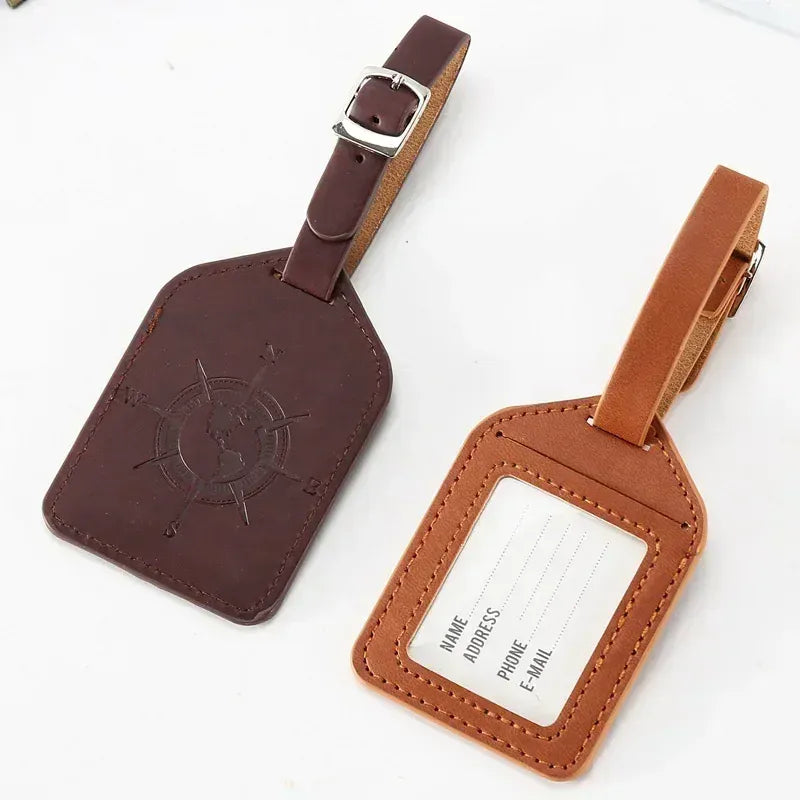 Etiquette cuire pour valise