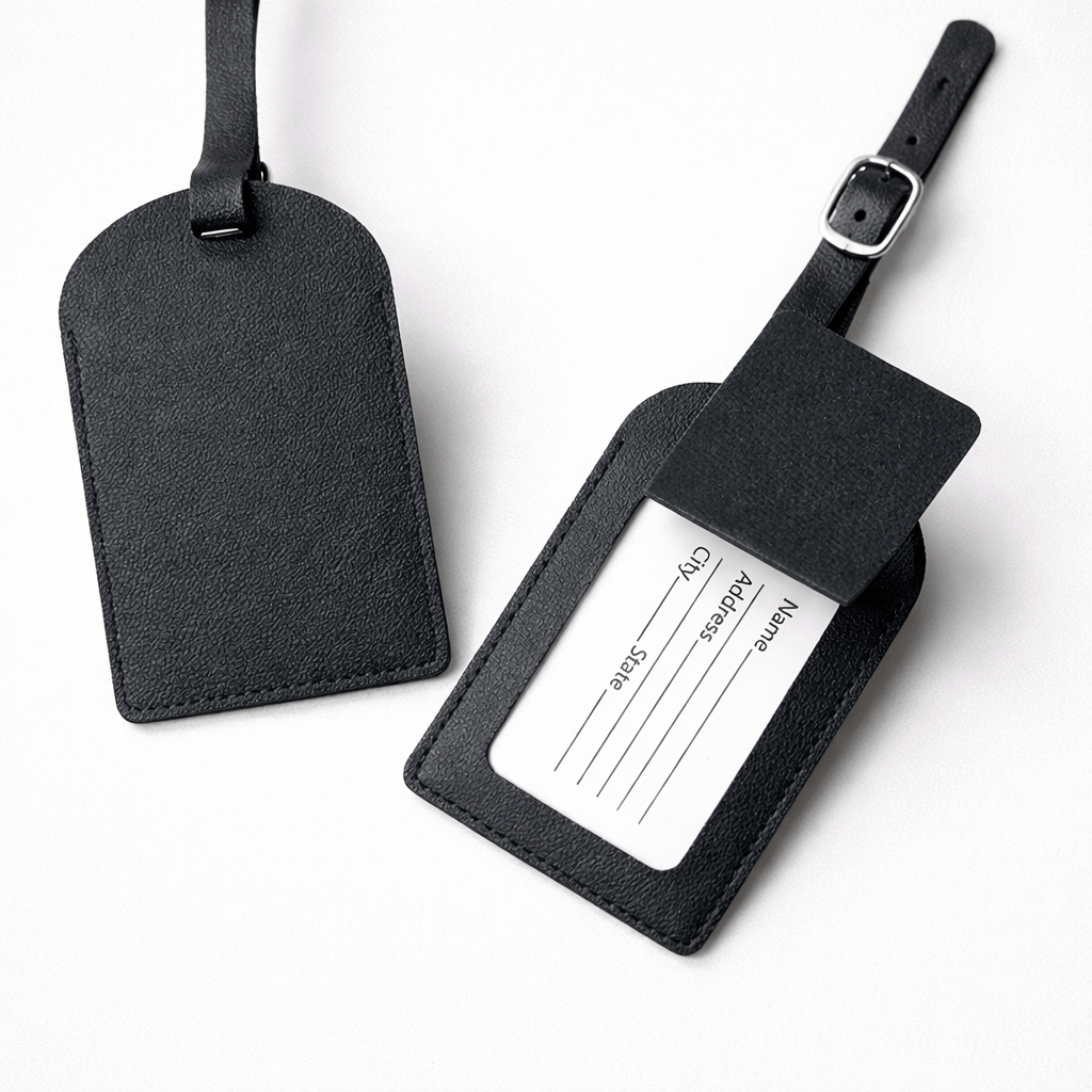 Étiquette design pour valise