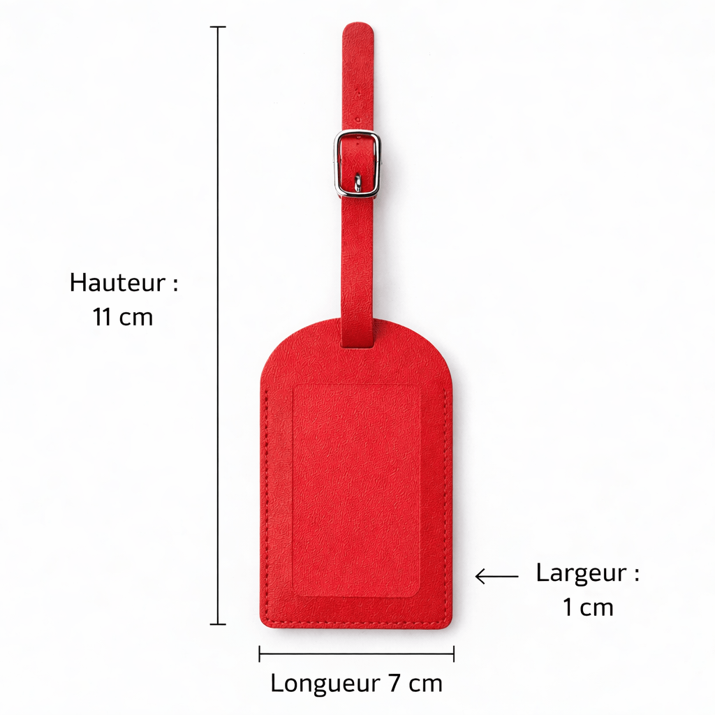 Étiquette design pour valise