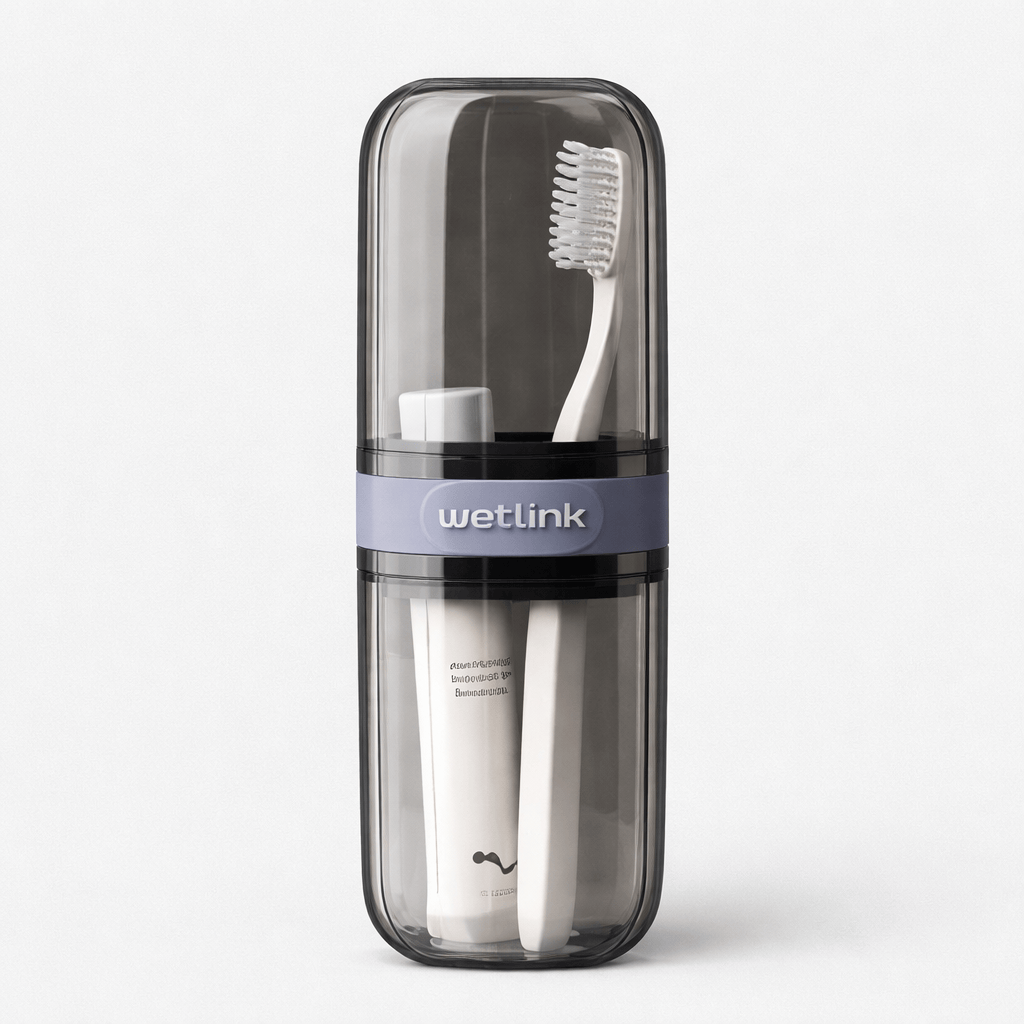 Etui à brosse à dents transparent