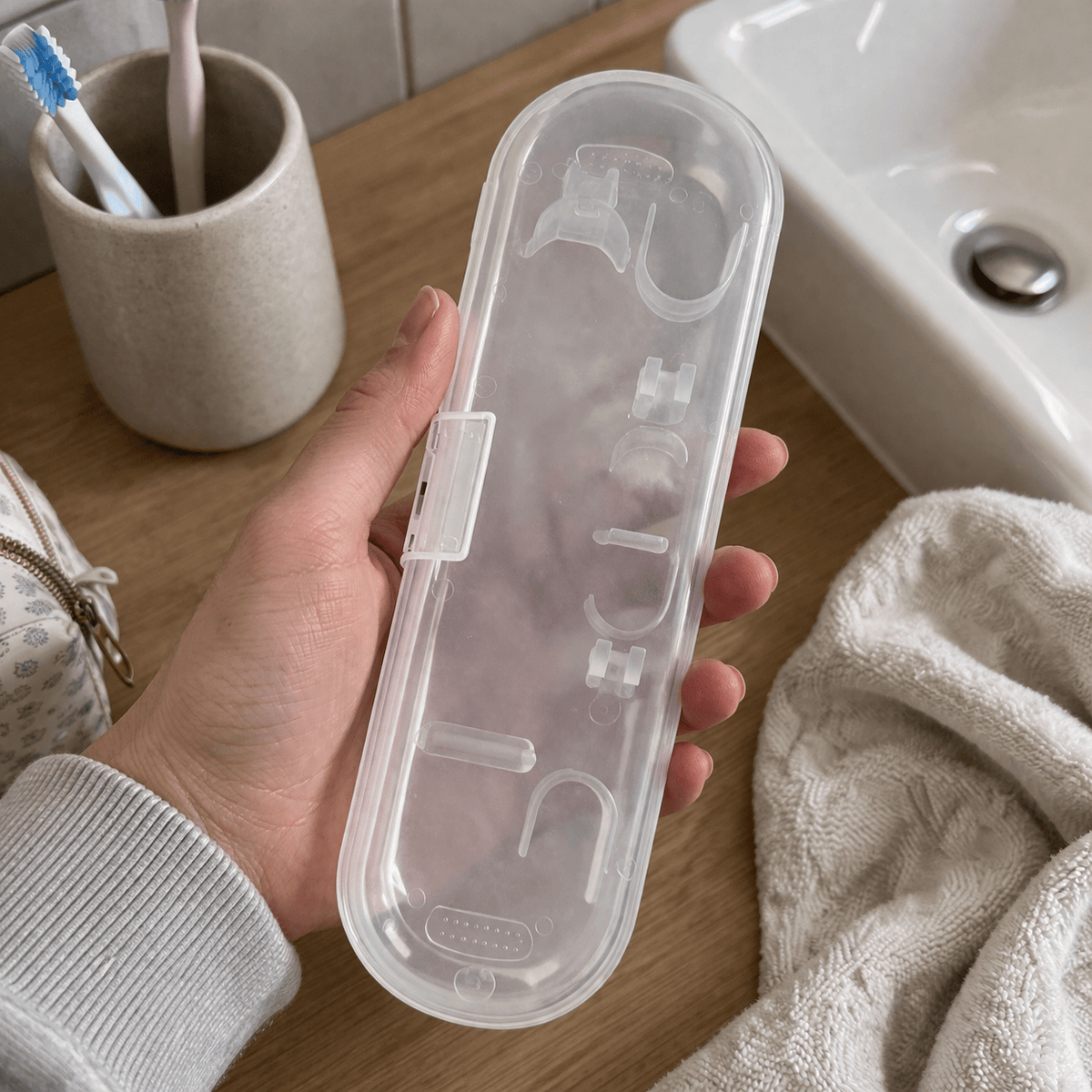 Étui de voyage pour brosse à dents électrique