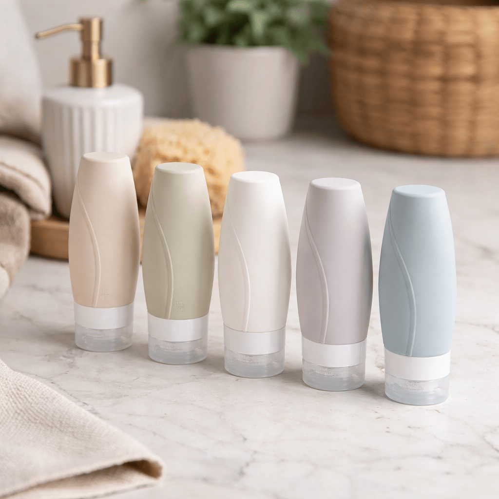 Flacon rechargeable en silicone