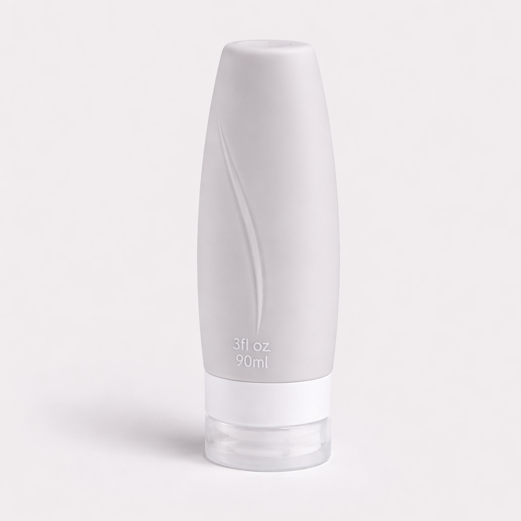 Flacon rechargeable en silicone