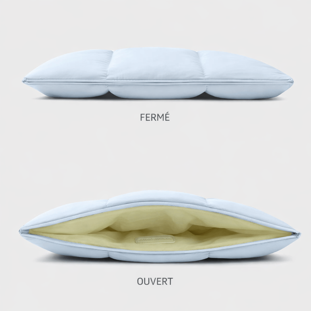 Housse d'ordinateur matelassé