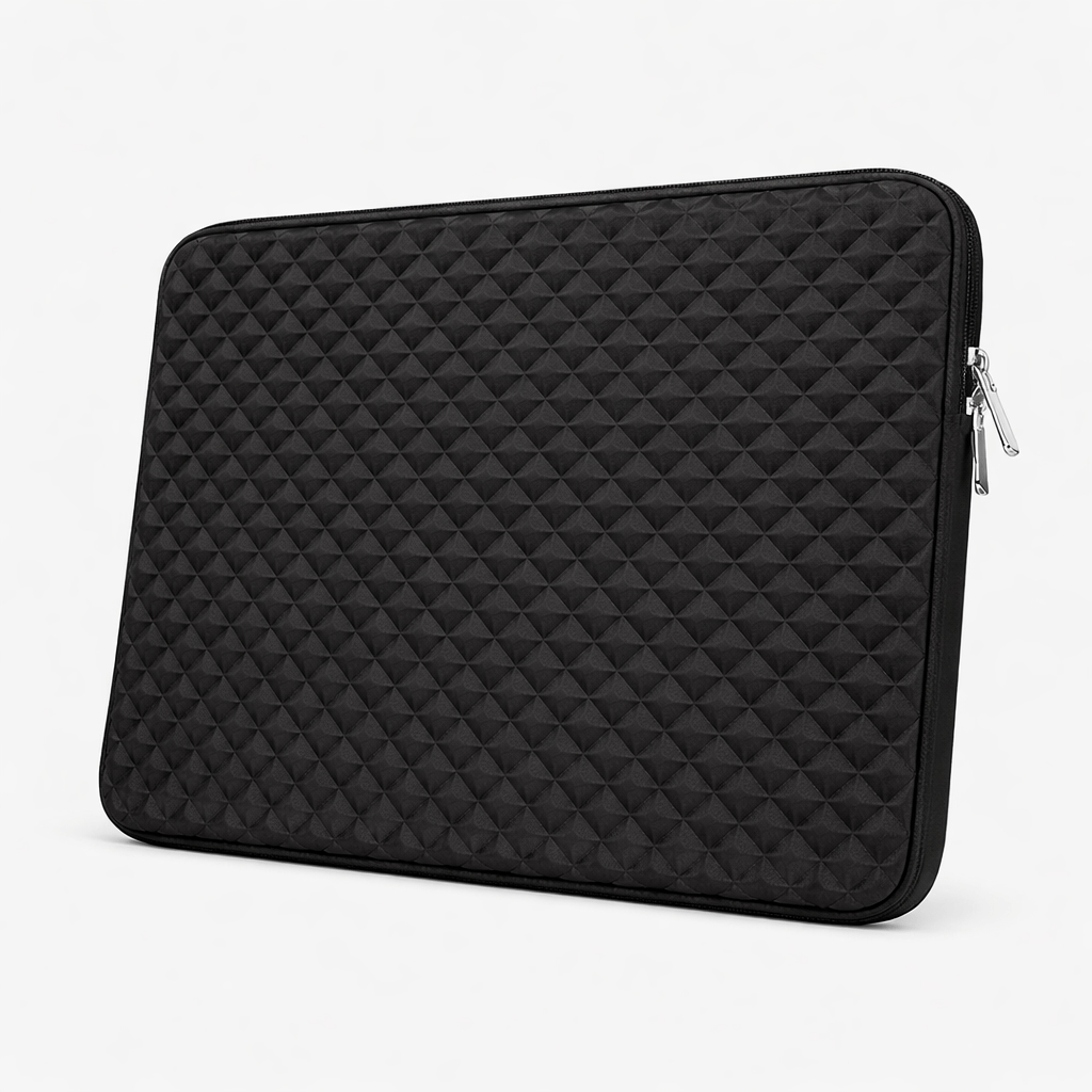 Housse de protection pour ordinateur à texture diamant