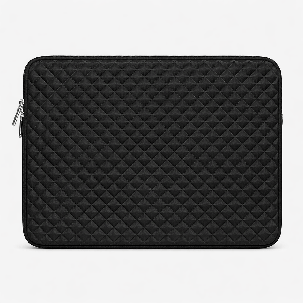 Housse de protection pour ordinateur à texture diamant