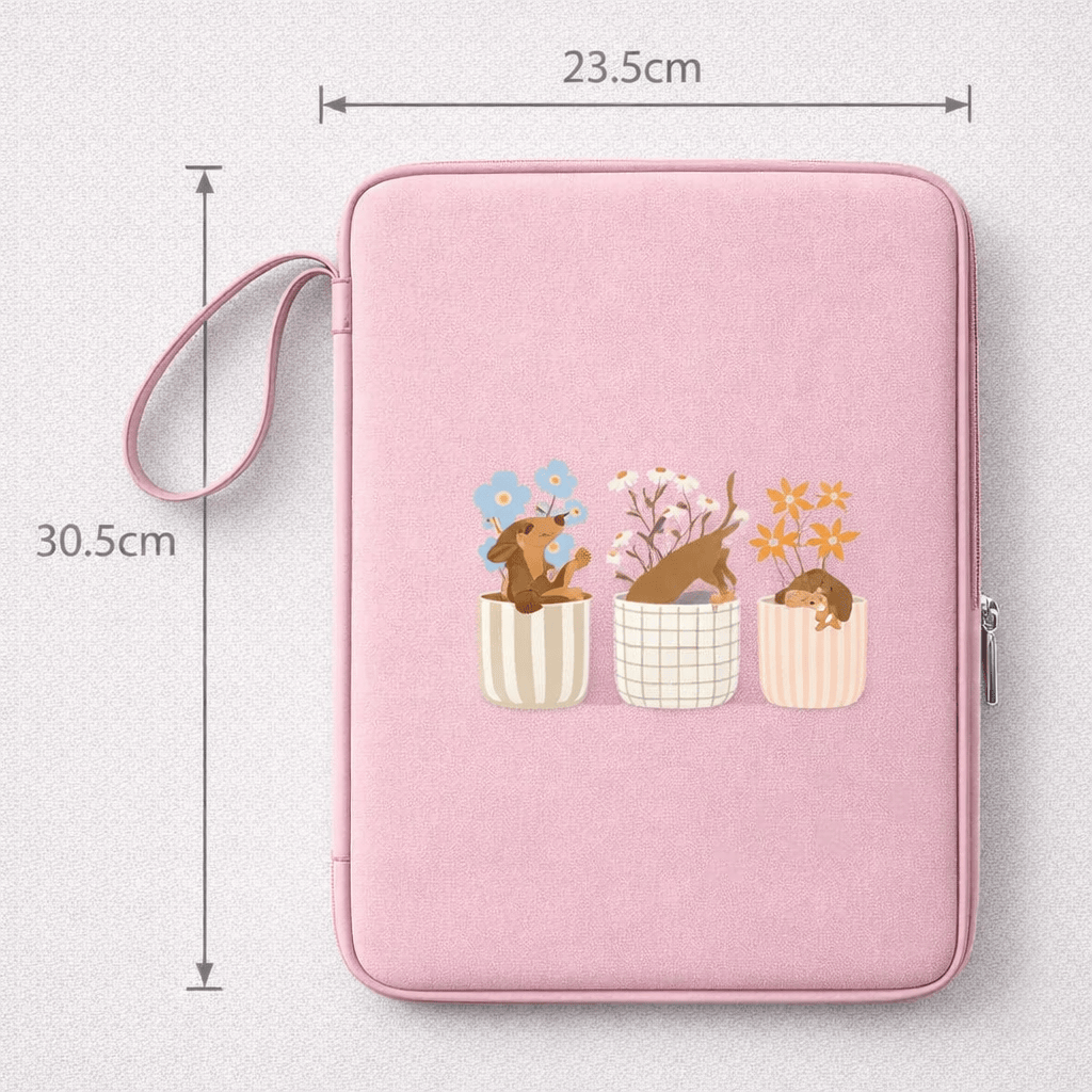 Housse de tablette chien