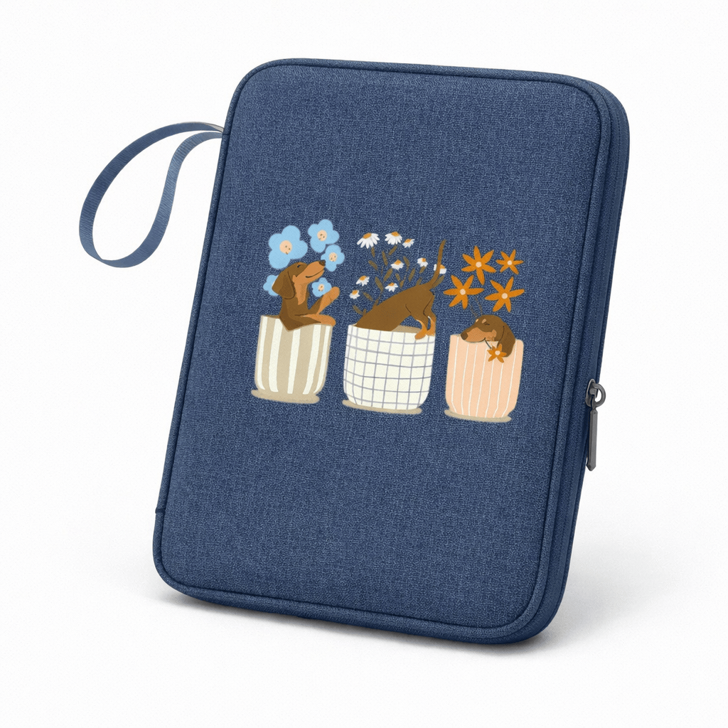 Housse de tablette chien