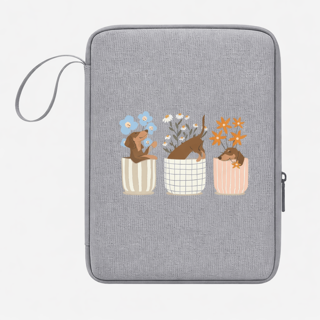 Housse de tablette chien