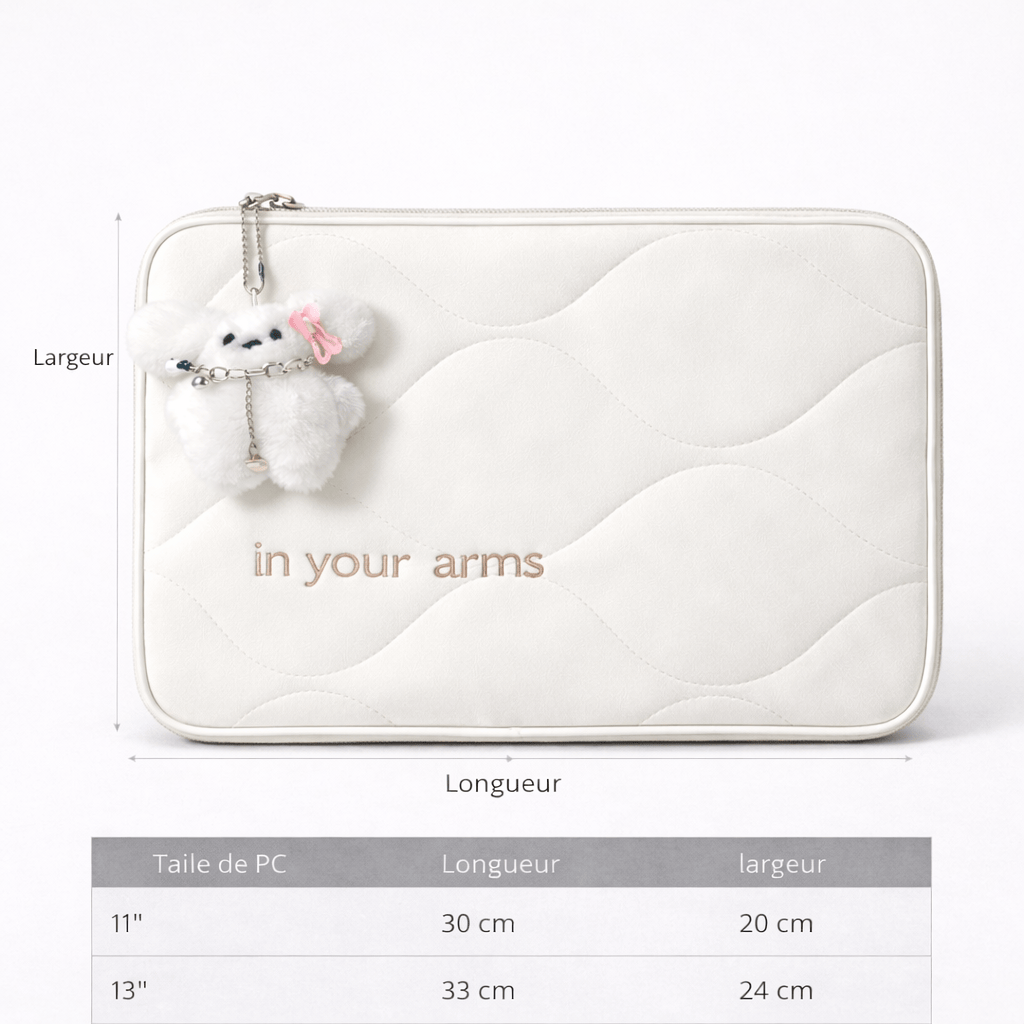 Housse tablette anti-choc matelassé