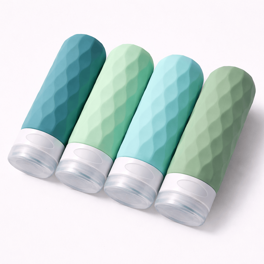 Lot de 4 bouteilles 90 ml de voyage sans BPA