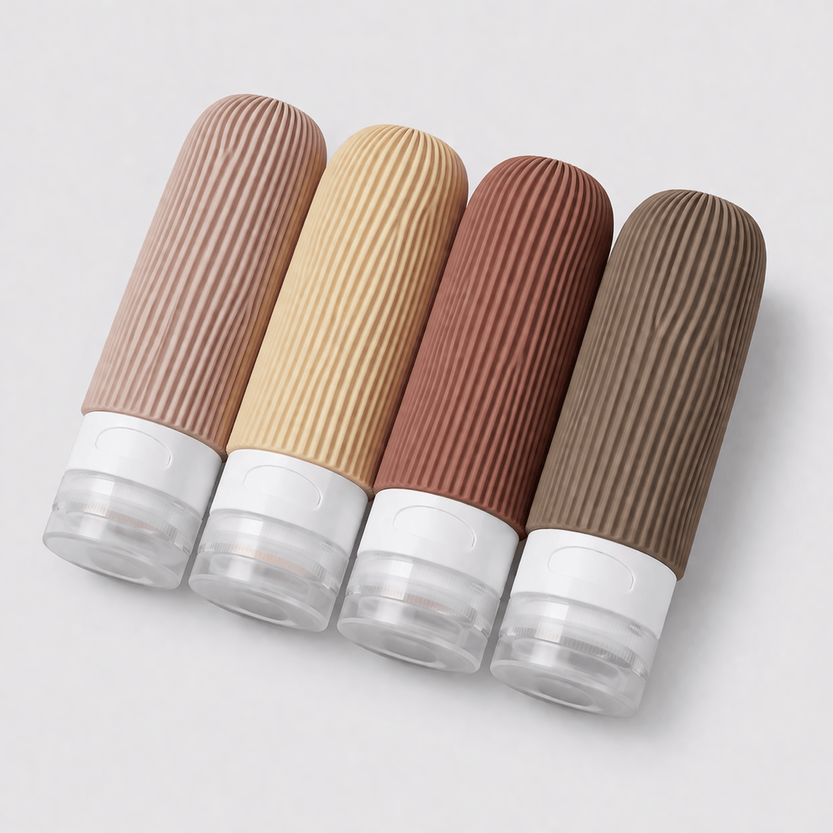 Lot de 4 bouteilles 90 ml de voyage sans BPA