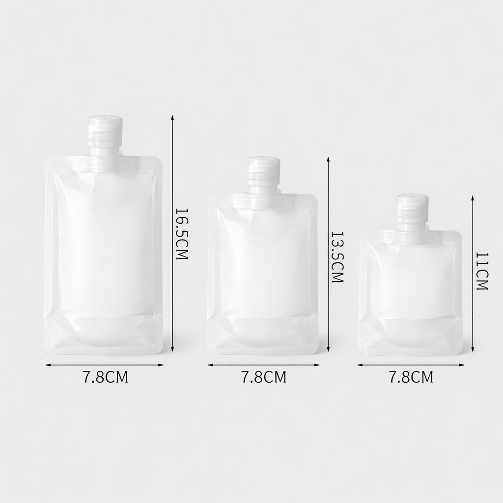Lot de 5 flacons de voyage rechargeables