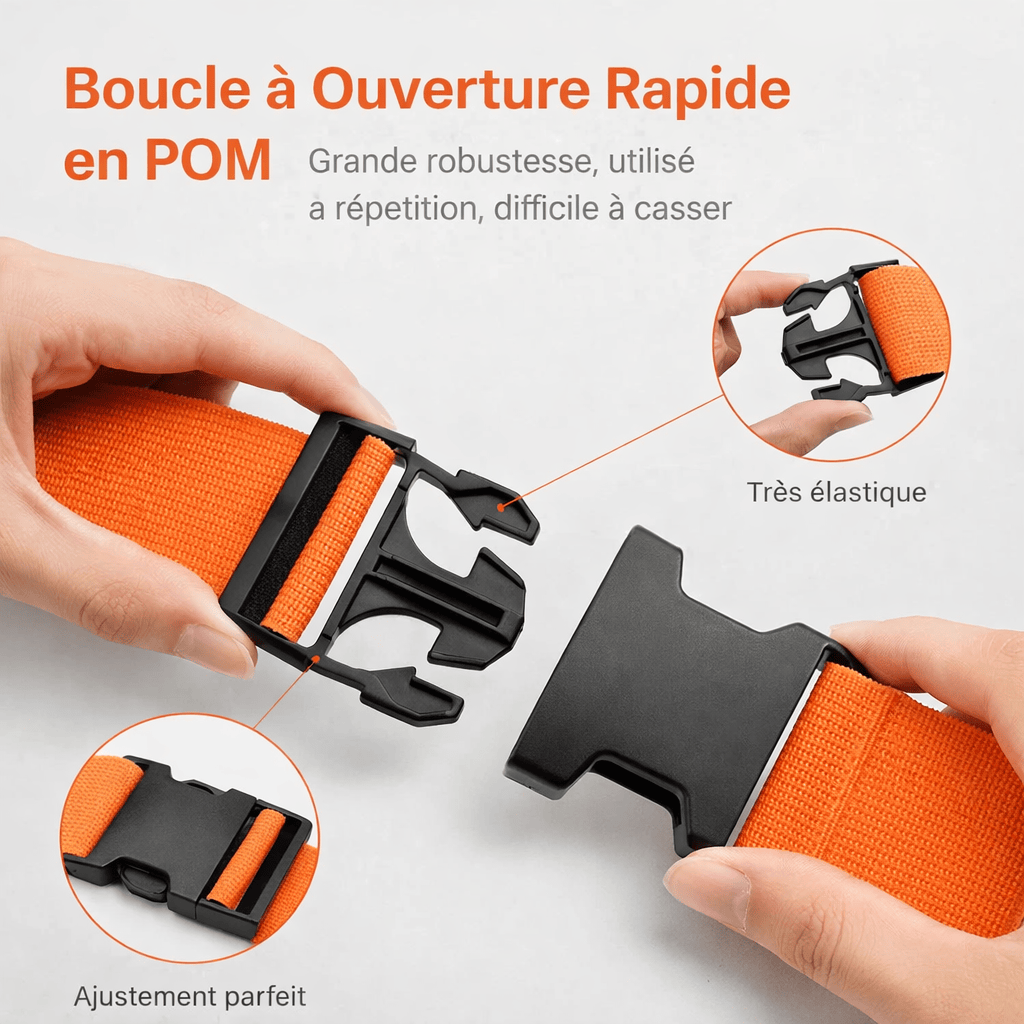 Lot de sangles pour valise
