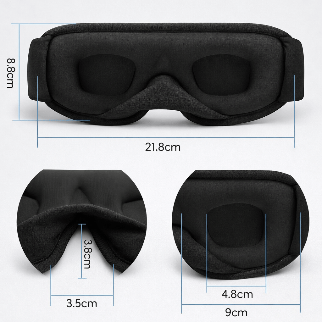 Masque de sommeil 3D ergonomique