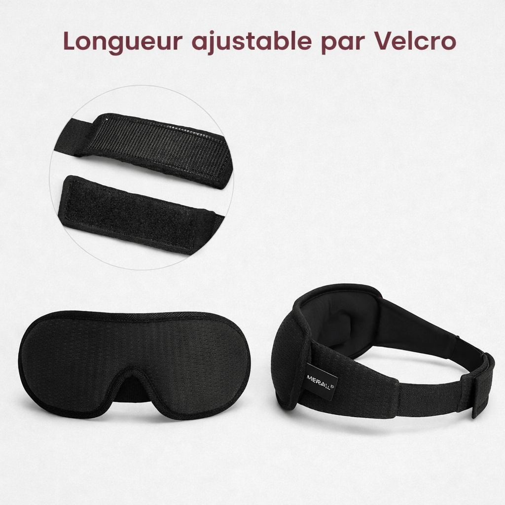 Masque de sommeil 3D ergonomique