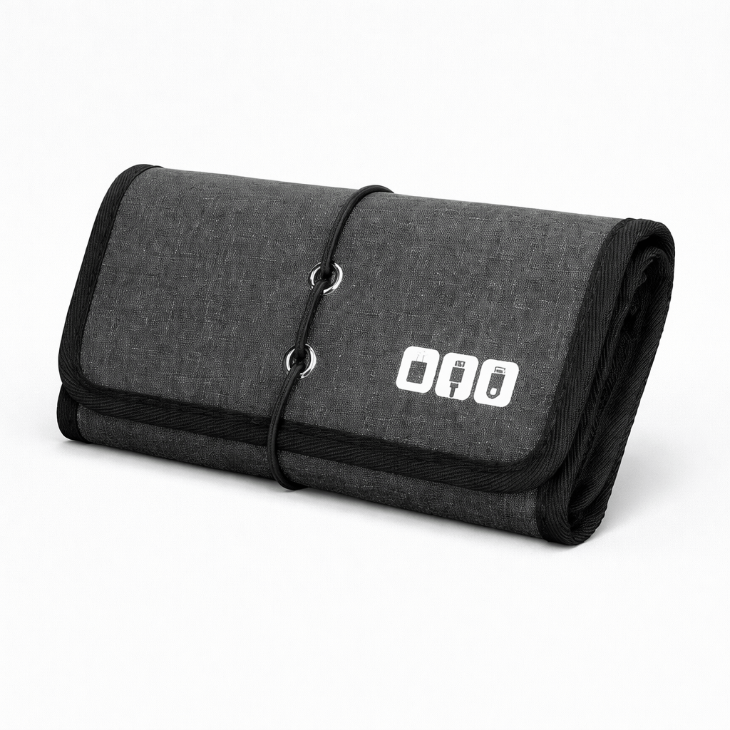 Organisateur de câble pliable grande capacité