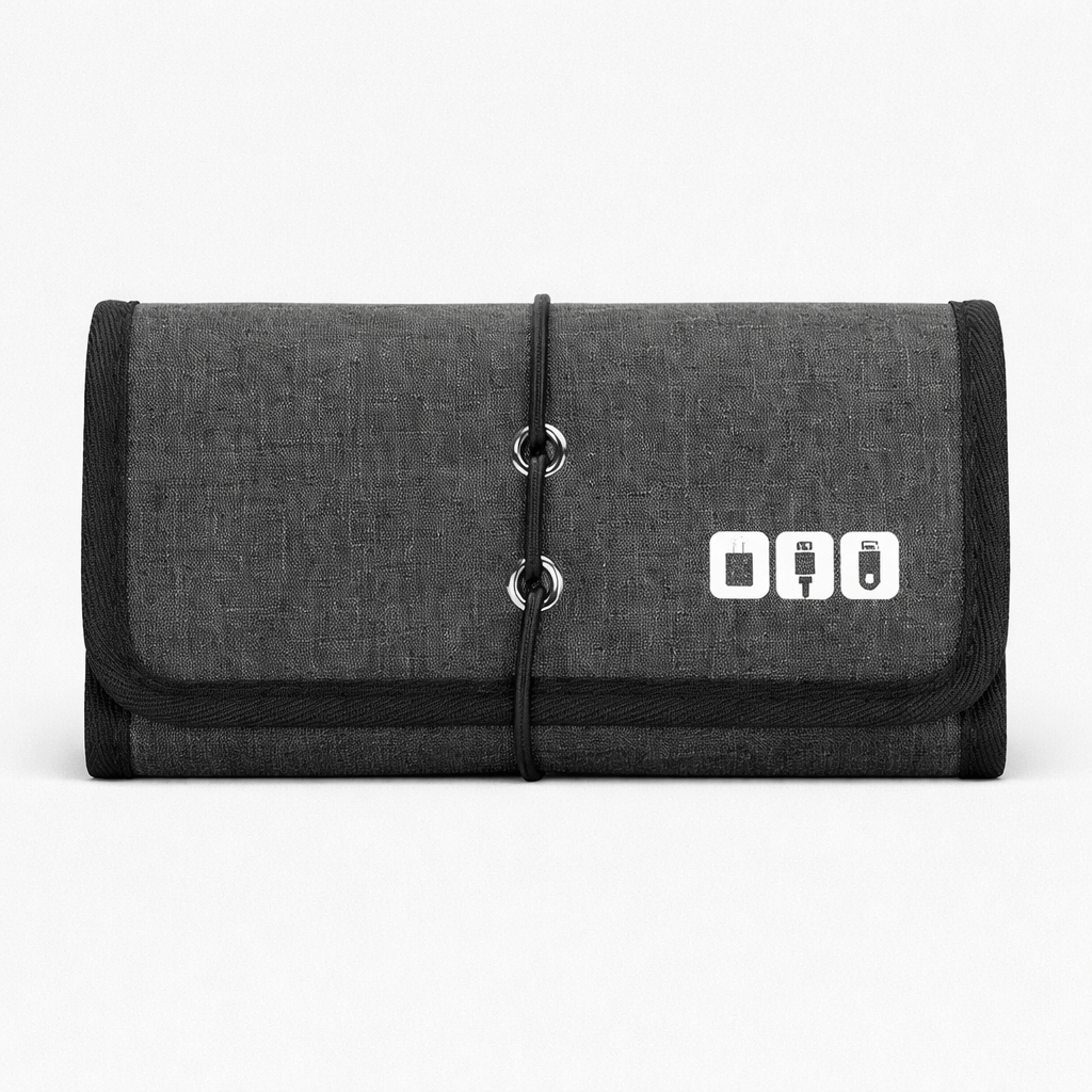 Organisateur de câble pliable grande capacité