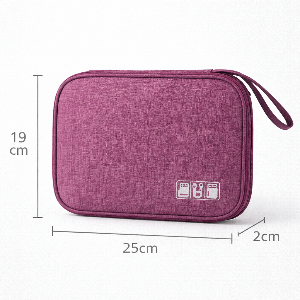 Organisateur électronique portable sac rangement câbles et accessoires