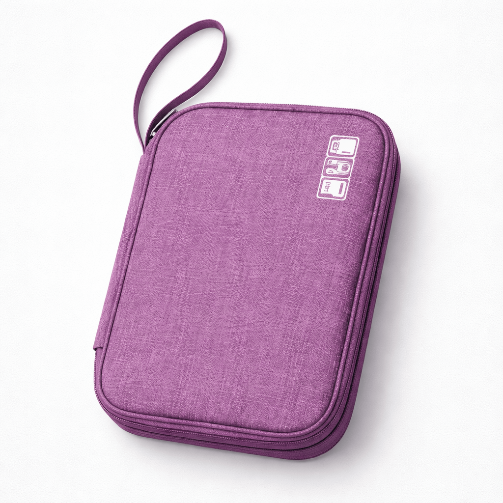 Organisateur électronique portable sac rangement câbles et accessoires