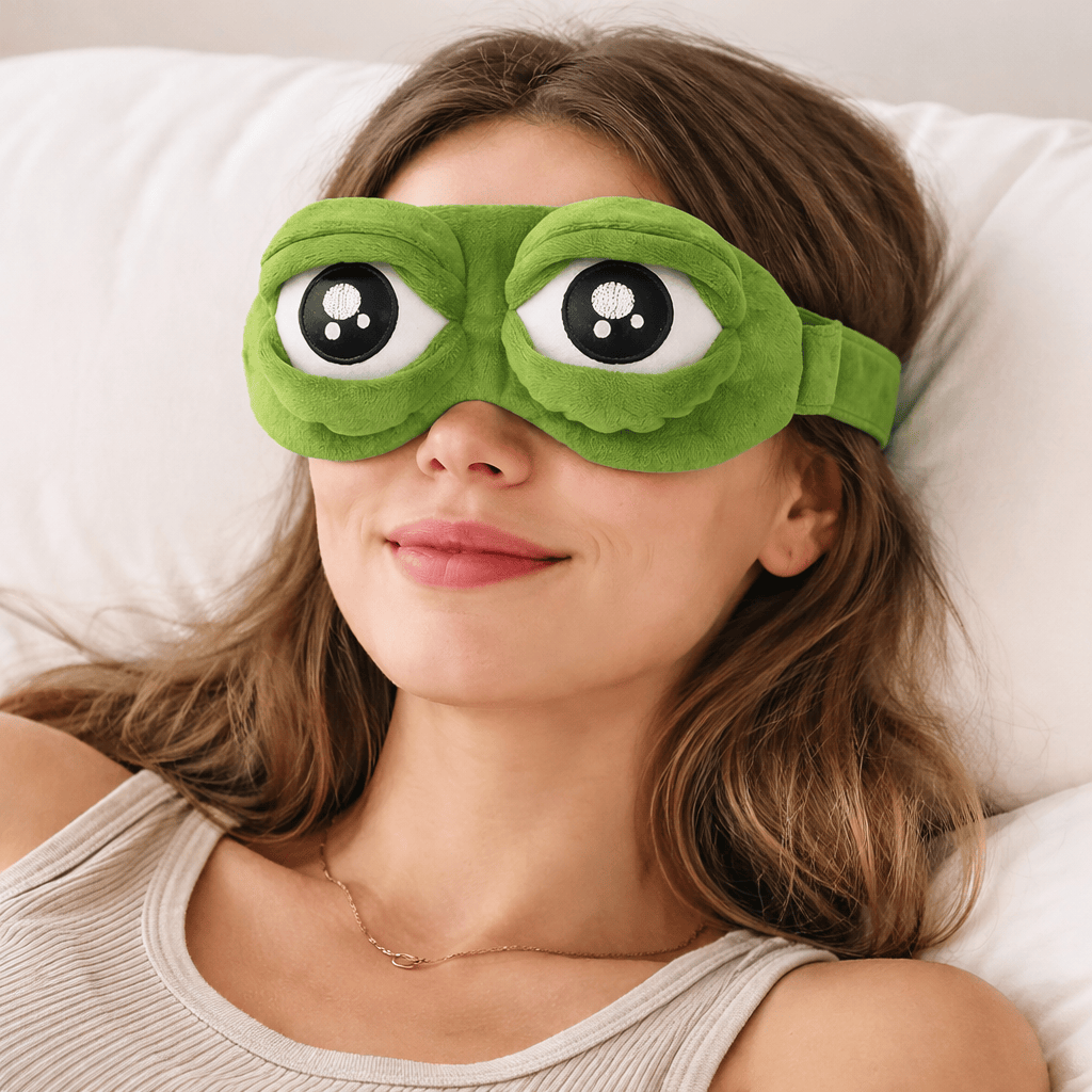Pack 5 masques de sommeil grenouille