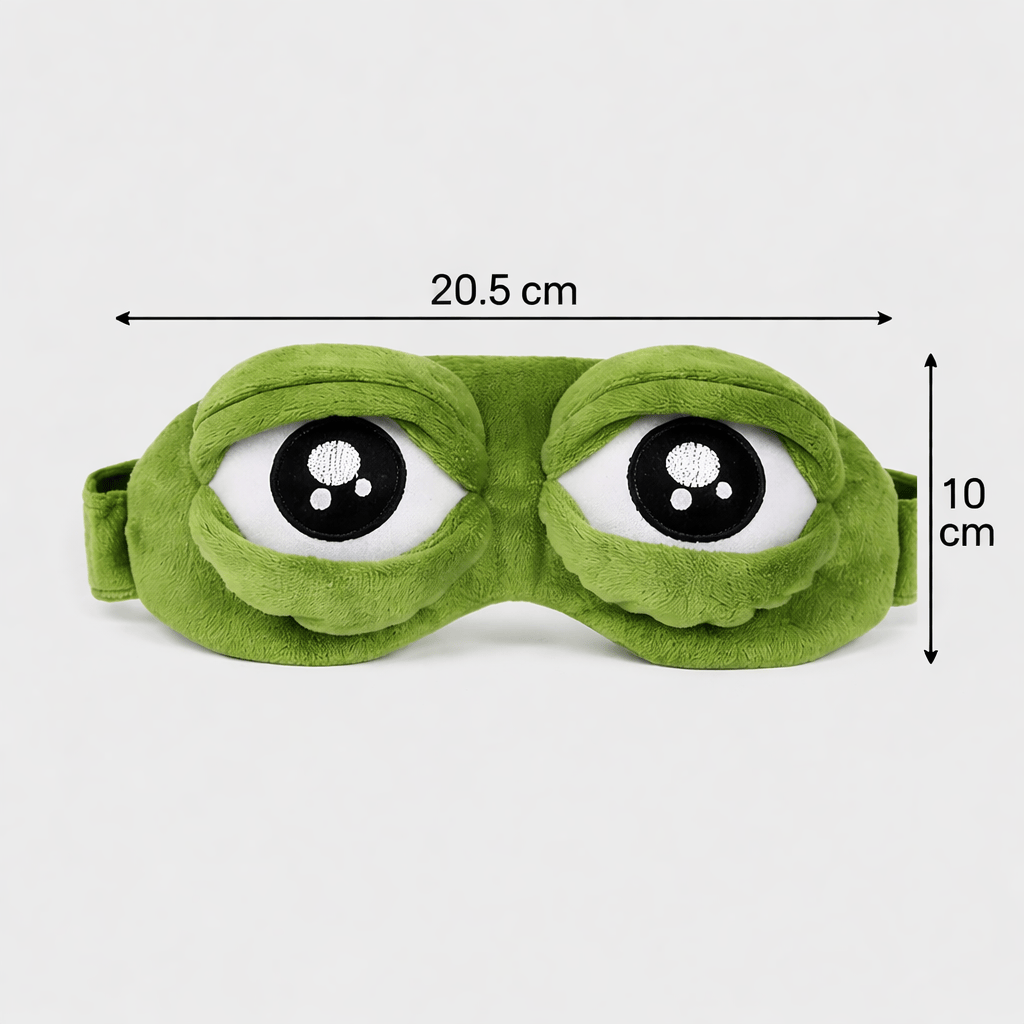 Pack 5 masques de sommeil grenouille