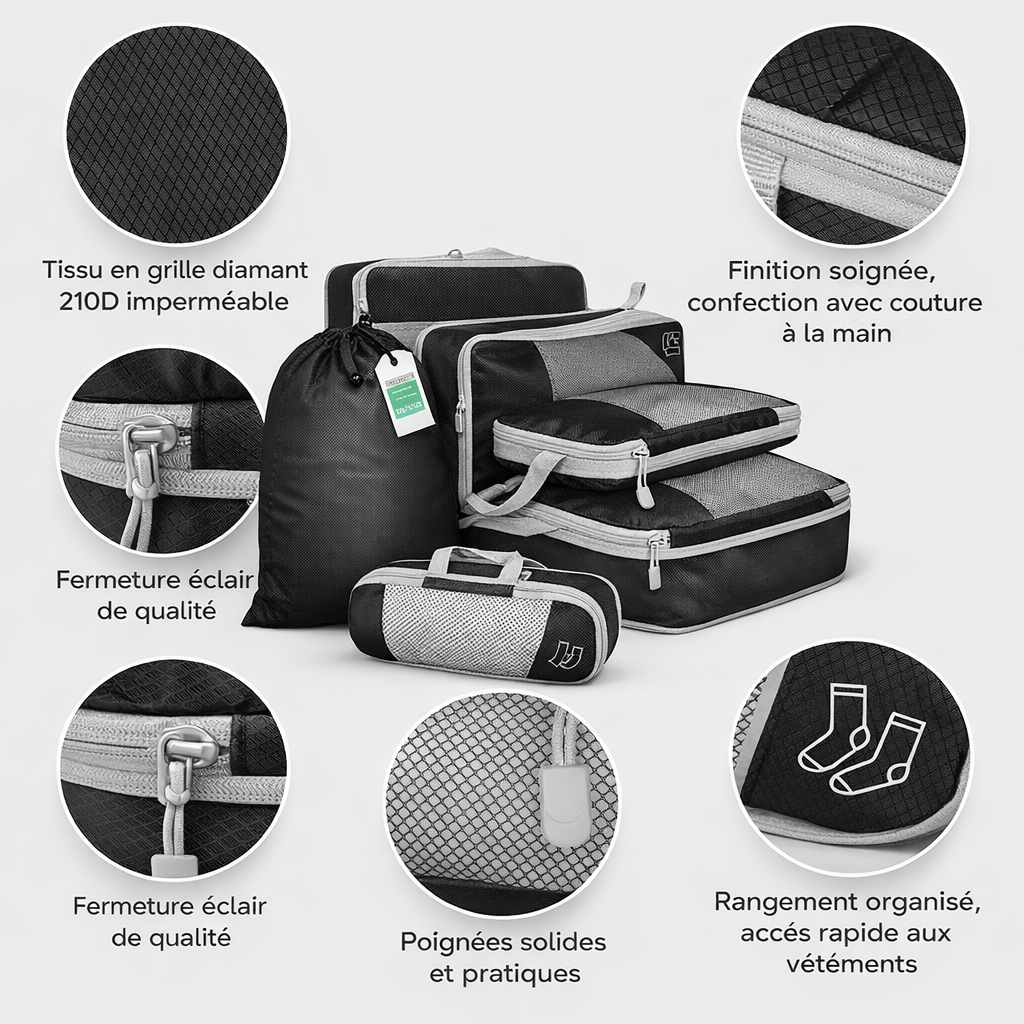 Pack organisateur compression de valise
