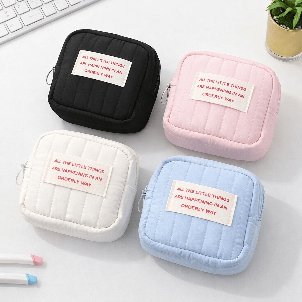 Petite trousse de toilette matelassé