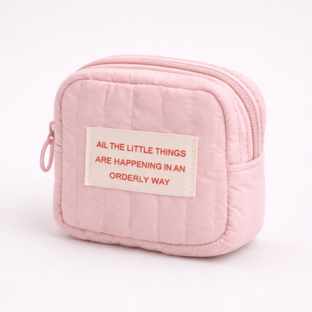 Petite trousse de toilette matelassé