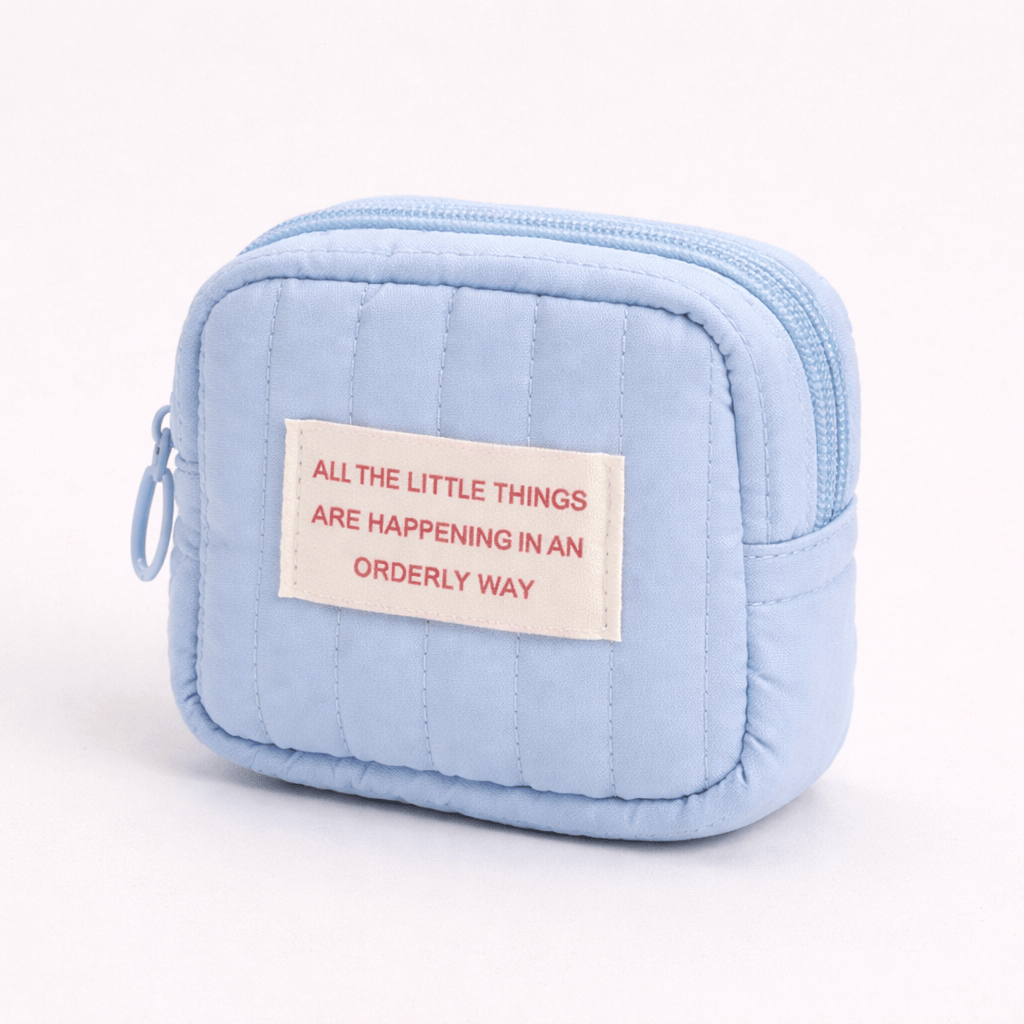 Petite trousse de toilette matelassé