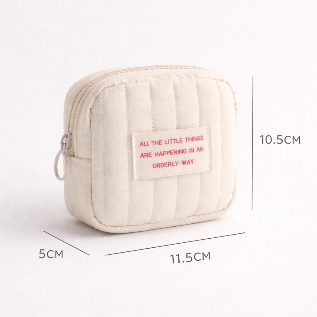 Petite trousse de toilette matelassé