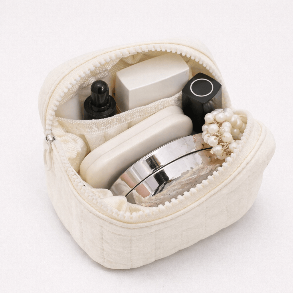 Petite trousse de toilette matelassé