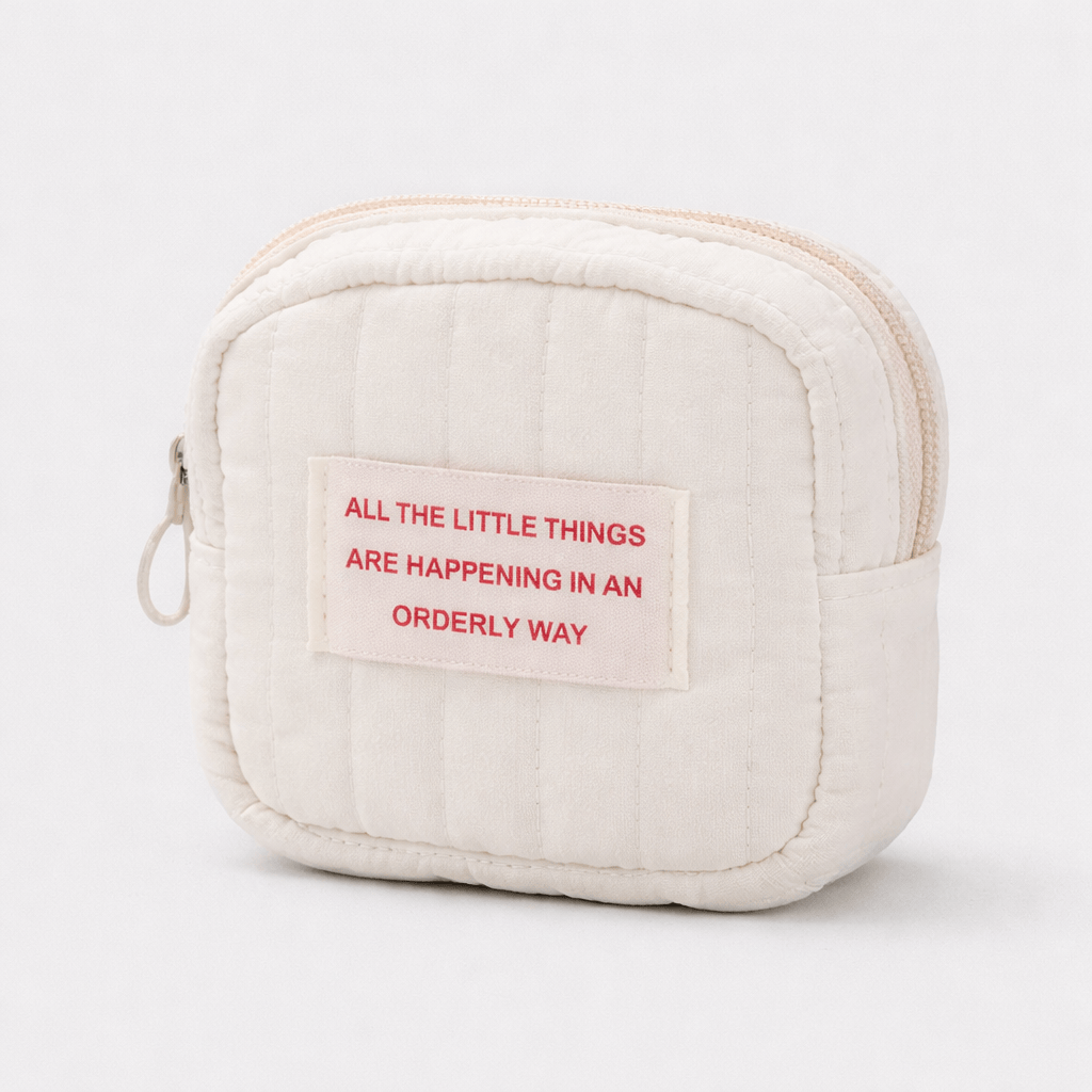 Petite trousse de toilette matelassé