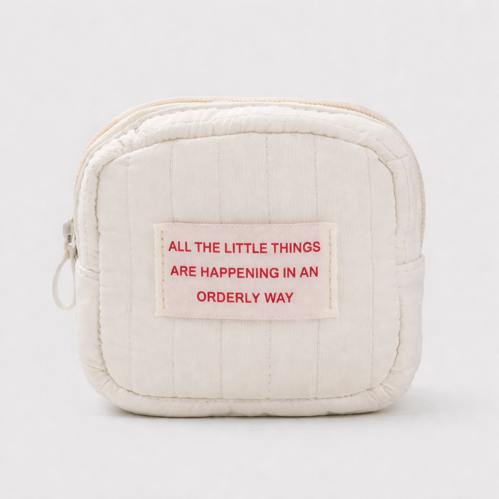 Petite trousse de toilette matelassé