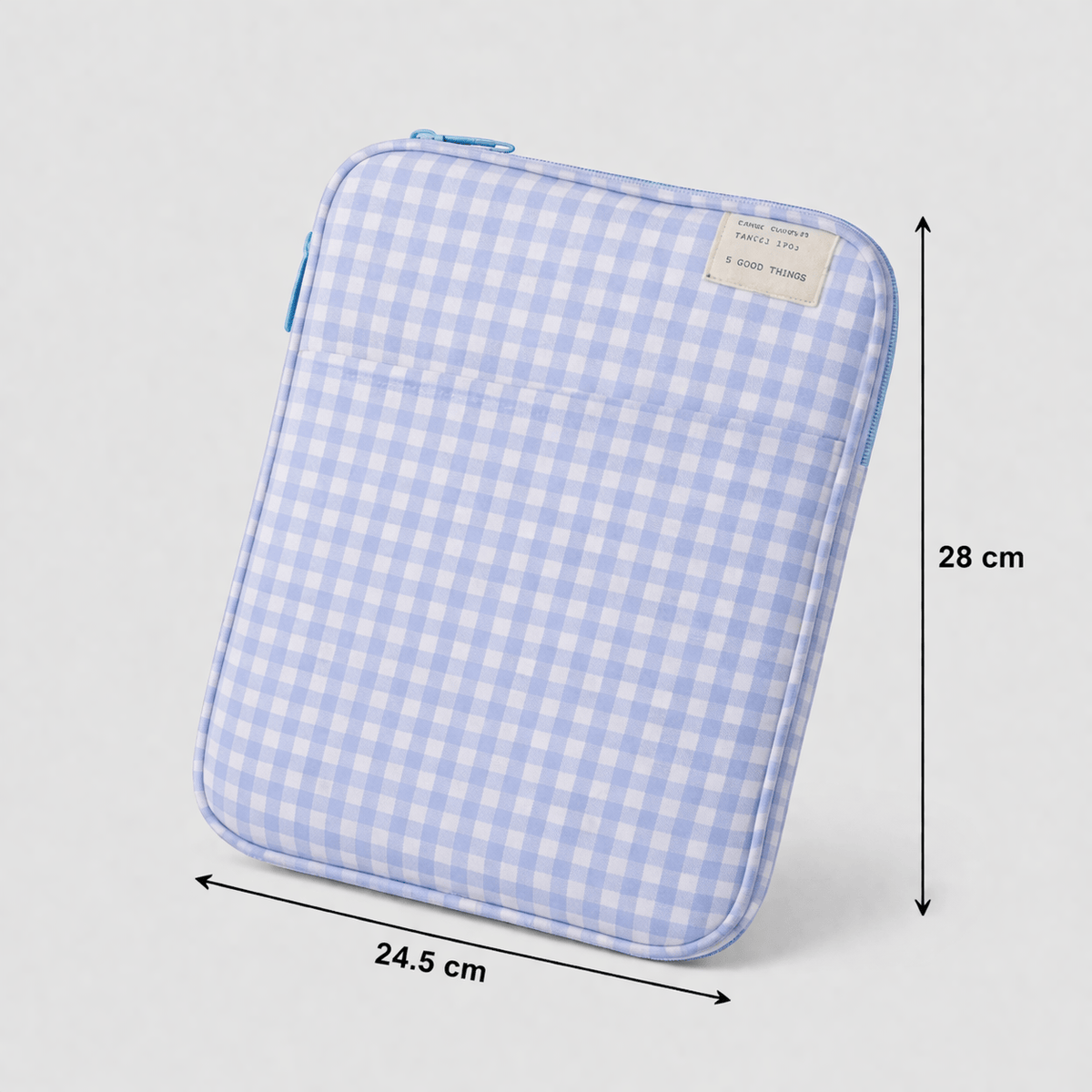 Pochette pour ordinateur à carreaux