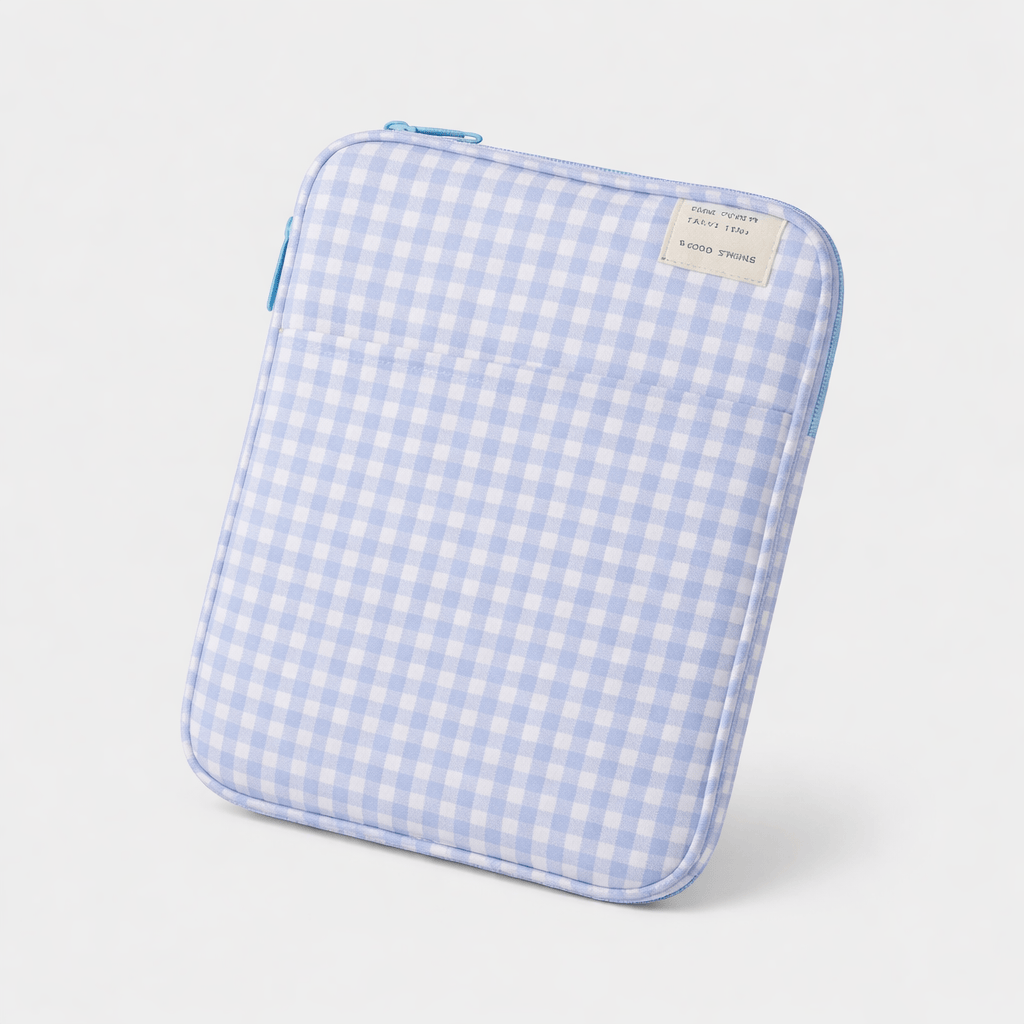 Pochette pour ordinateur à carreaux