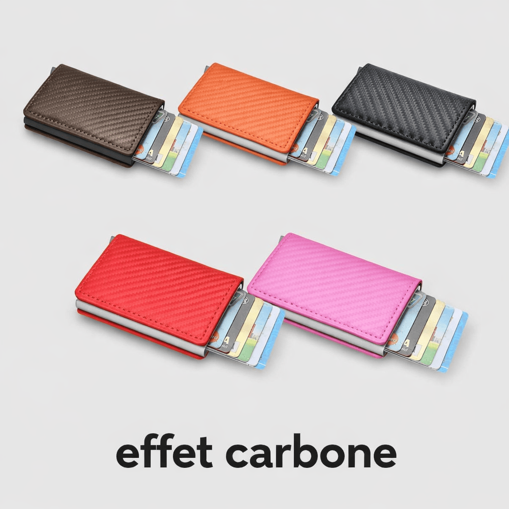 Porte-cartes en aluminium RFID
