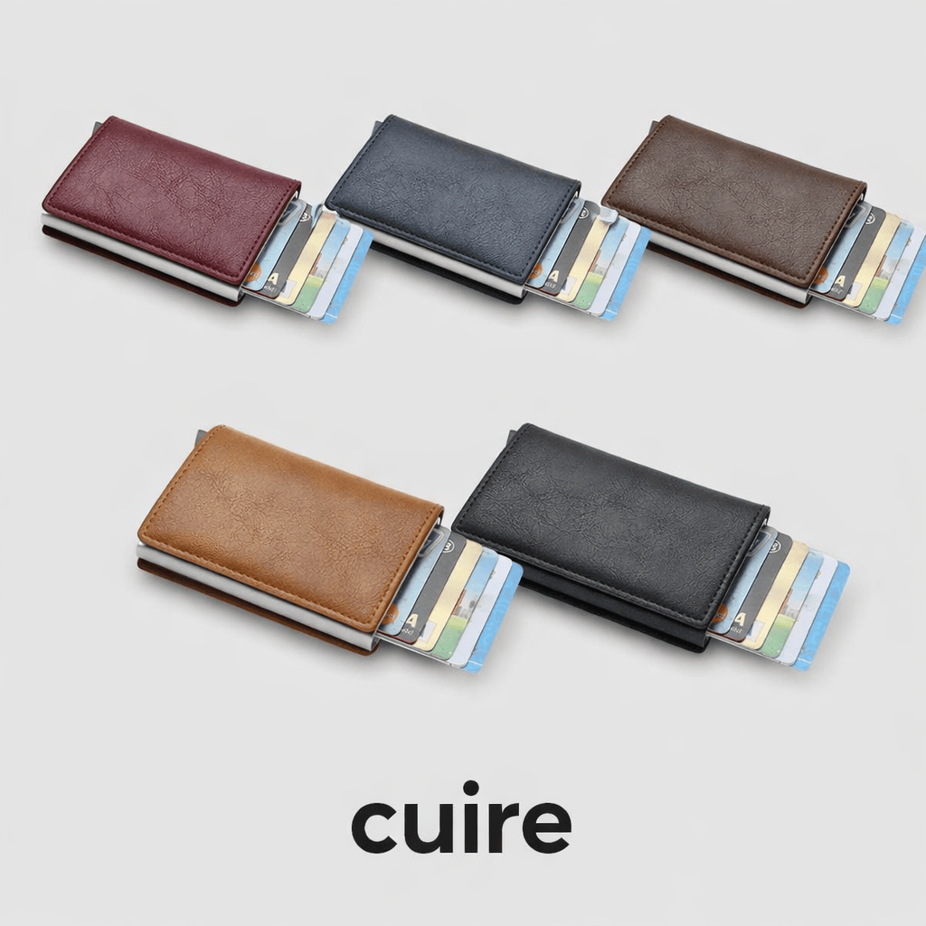 Porte-cartes en aluminium RFID