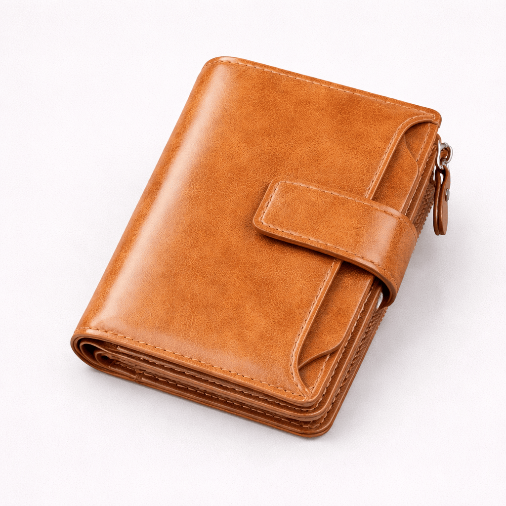 Porte monnaie homme en cuir RFID
