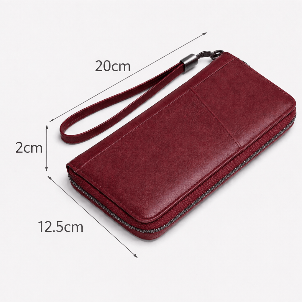 Porte passeport de voyage RFID en cuir PU