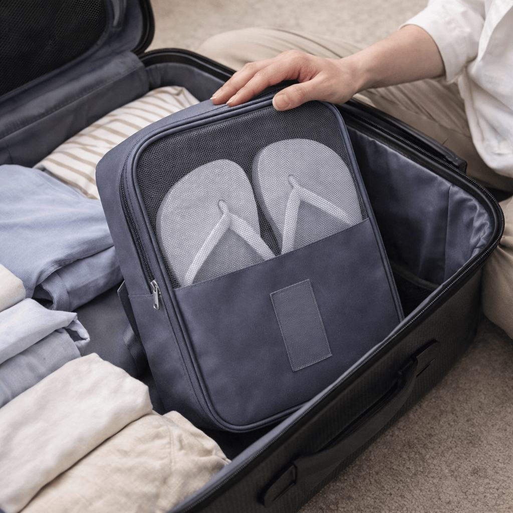 Sac à chaussures rigide pour voyage